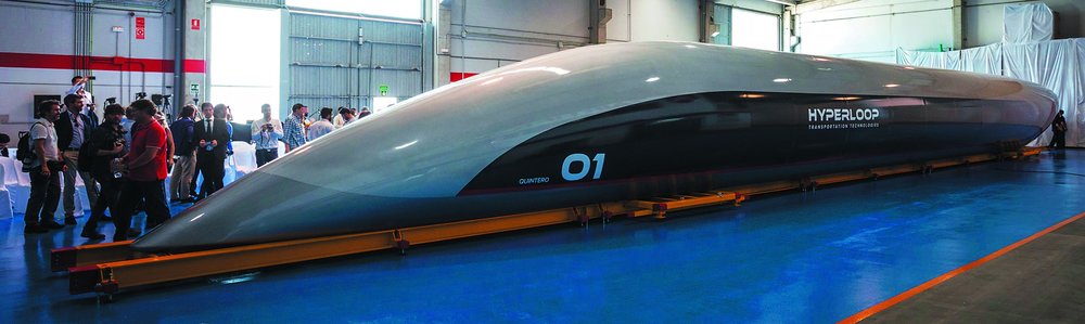 Hyperloop Transportation Technologies Reveals Full-Scale Passenger Capsule